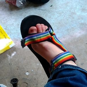 Rainbow sandles